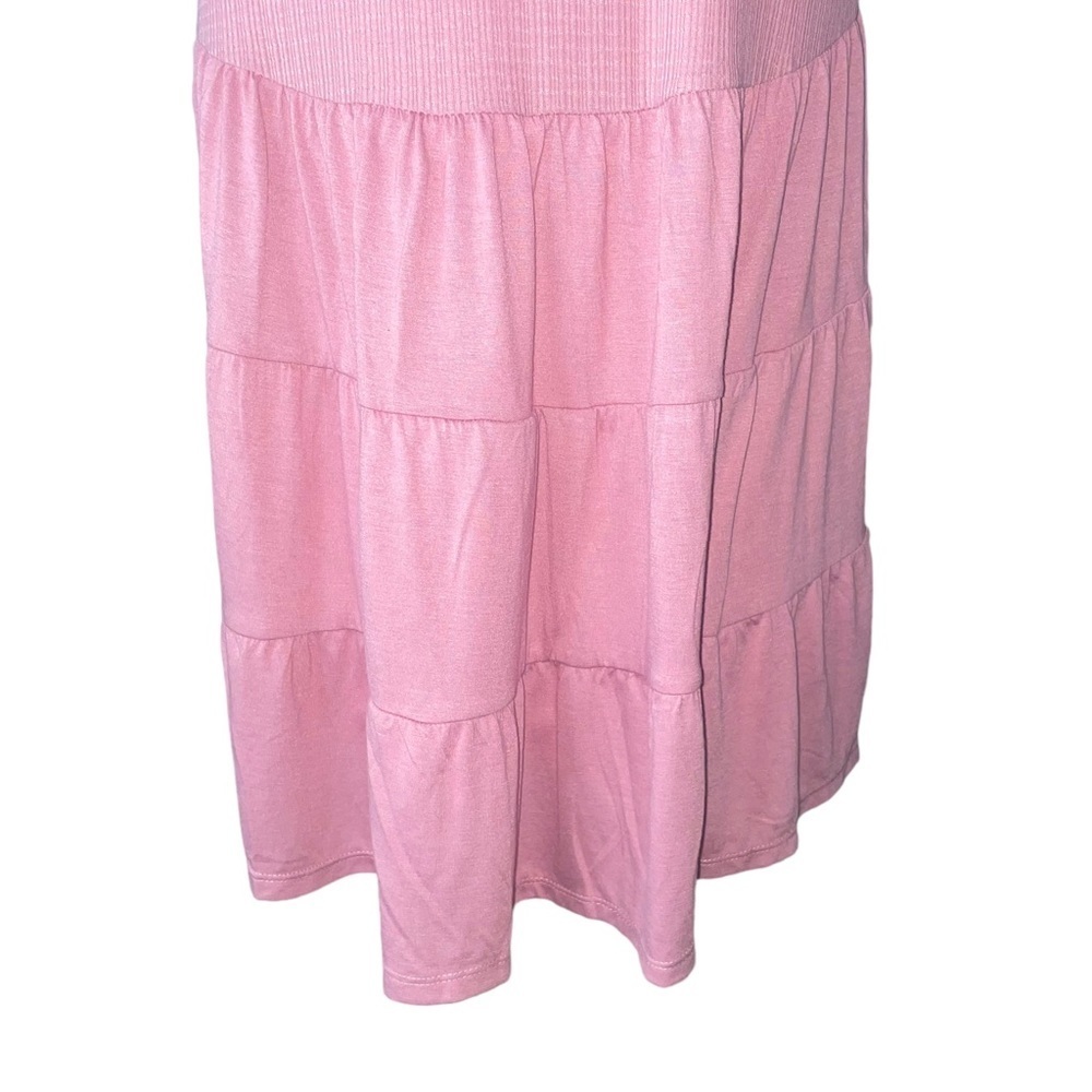 Torrid | Texture Jersey Tiered Back Top in a Dusty Rose Pink Womens Size 1X Plus - Picture 11 of 17